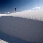 White Sands National Monument: After completing the Step 1 Board Exam, it was time to conquer the White Sands. <i>Photo by Beata Owczarczyk.</i>